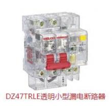 德力西 小型漏电保护器DZ47TRLE 透明RCBO
