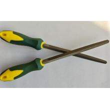 沪全工具工业级双色柄三角锉