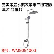 完美家庭水渡灰苹果三档花洒套装 特价款