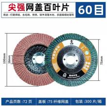 尖强网盖绿布红砂百叶片100*16