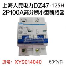 上海人民电力DZ47-125H 2P 100A高分断小型断路器（60个/件）