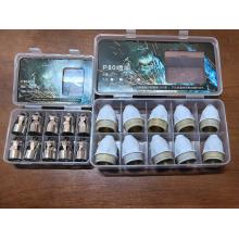 废铁专用涂层电极喷嘴 p80 孔径1.5(不沾焊渣)（10套...